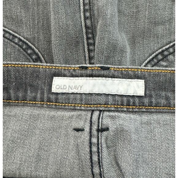 Vintage y2K Old Navy Gray Denim Midi Pencil Skirt  Sz 10 - Picture 5 of 7